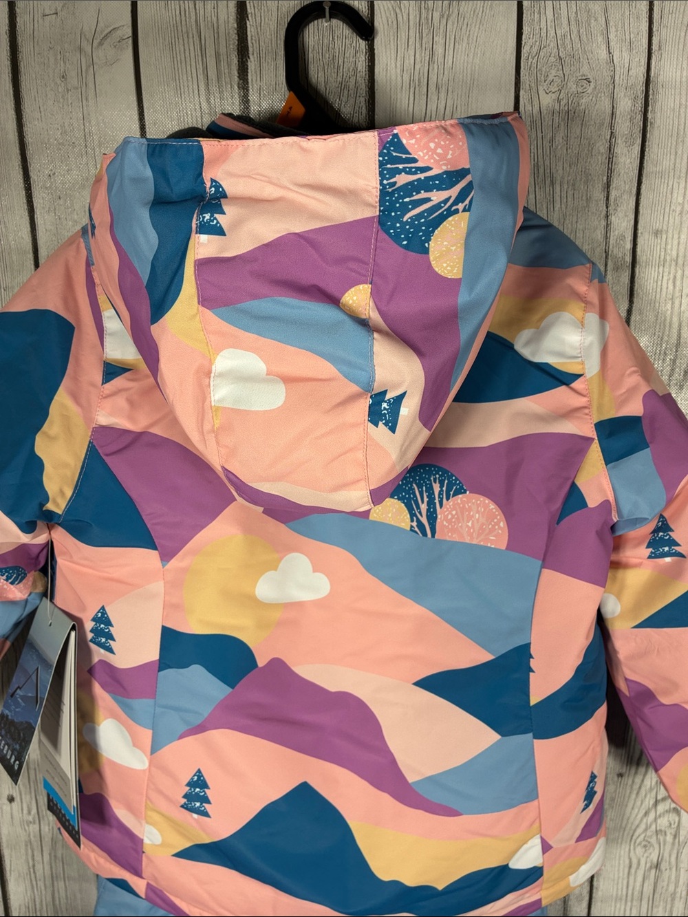 Iceburg Outerwear Mountain Print Winter Jacket & Snow Overalls/Pants Set Size 4T - Picture 10 of 12